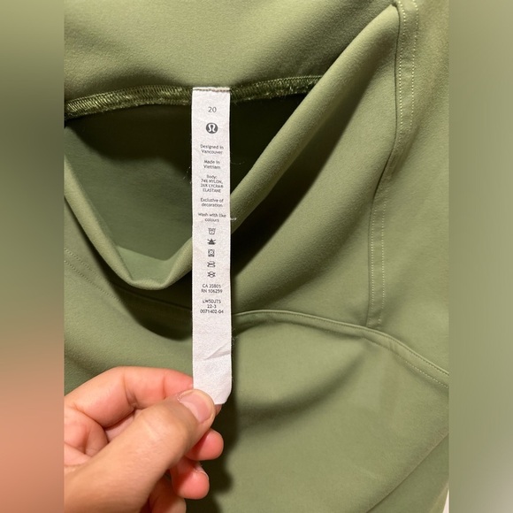 Lululemon Instill High-Rise Tight 25” Green , size 20 Plus Size - Picture 2 of 12